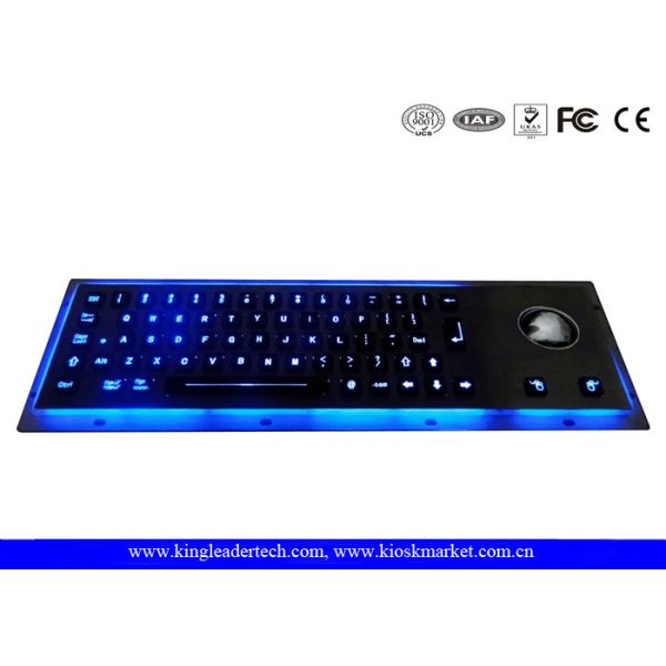 Waterproof Illuminated Metal Keyboard