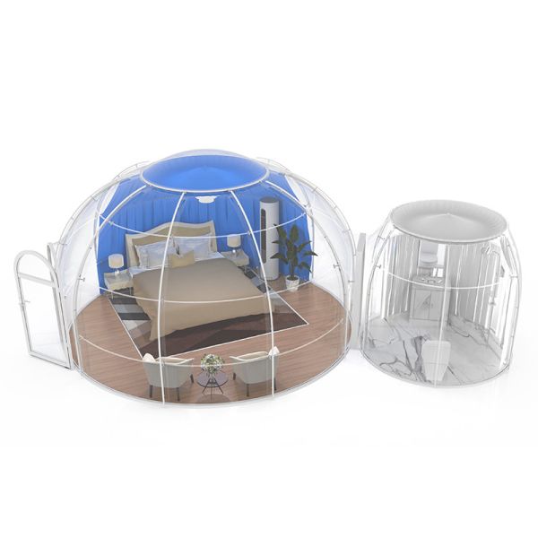 Diameter Glamping Bubble Diameter 5m Polycarbonate Waterproof High Accuracy