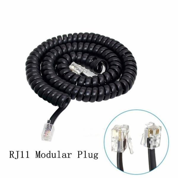 カスタマイズされたRJ9 RJ11 RJ12電話ケーブル 4P4C 28AWG PVC