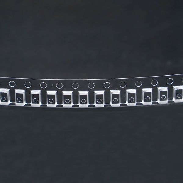 Durable Transparent PET Carrier Tape For Compact Square Component Packaging