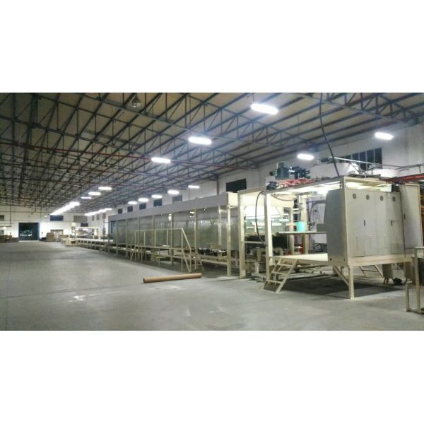 Fully Auto Mattress Foam Manufacturing Machine , Continuous Foam Board Production Line