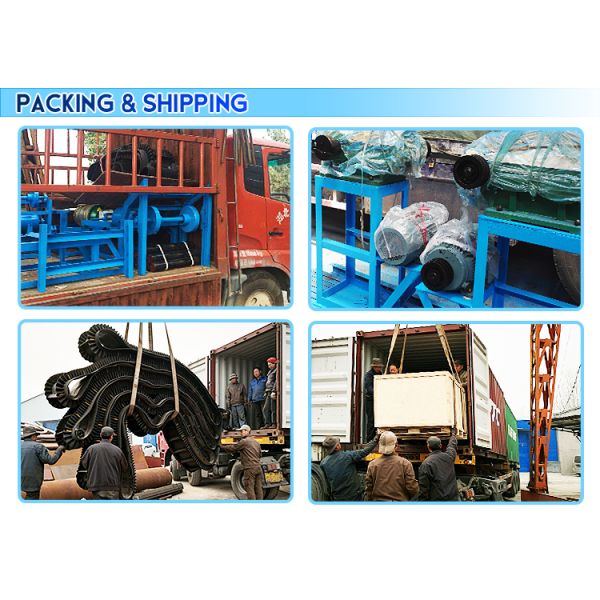 Convoyeur à bande professionnel de paroi latérale, sécurité élevée de long acier au carbone de bande de conveyeur