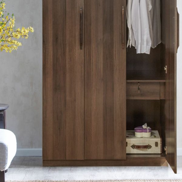 E1 Wardrobe Bedroom Sets Wooden Clothes Closet 1205x600x2200mm