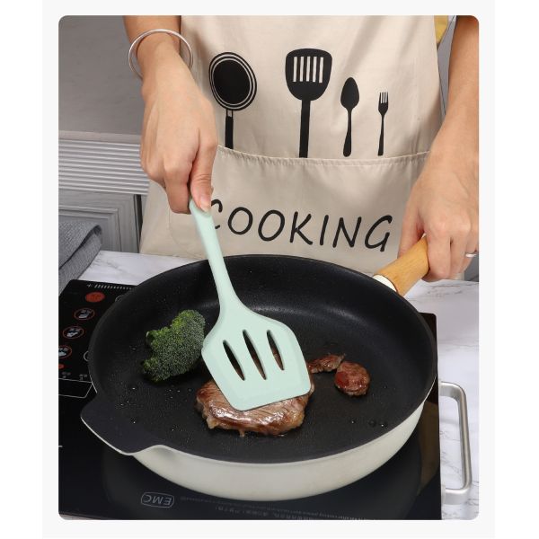 12pcs Kitchen Appliances Cooking Set with Non-stick and Durable Silicone Utensils