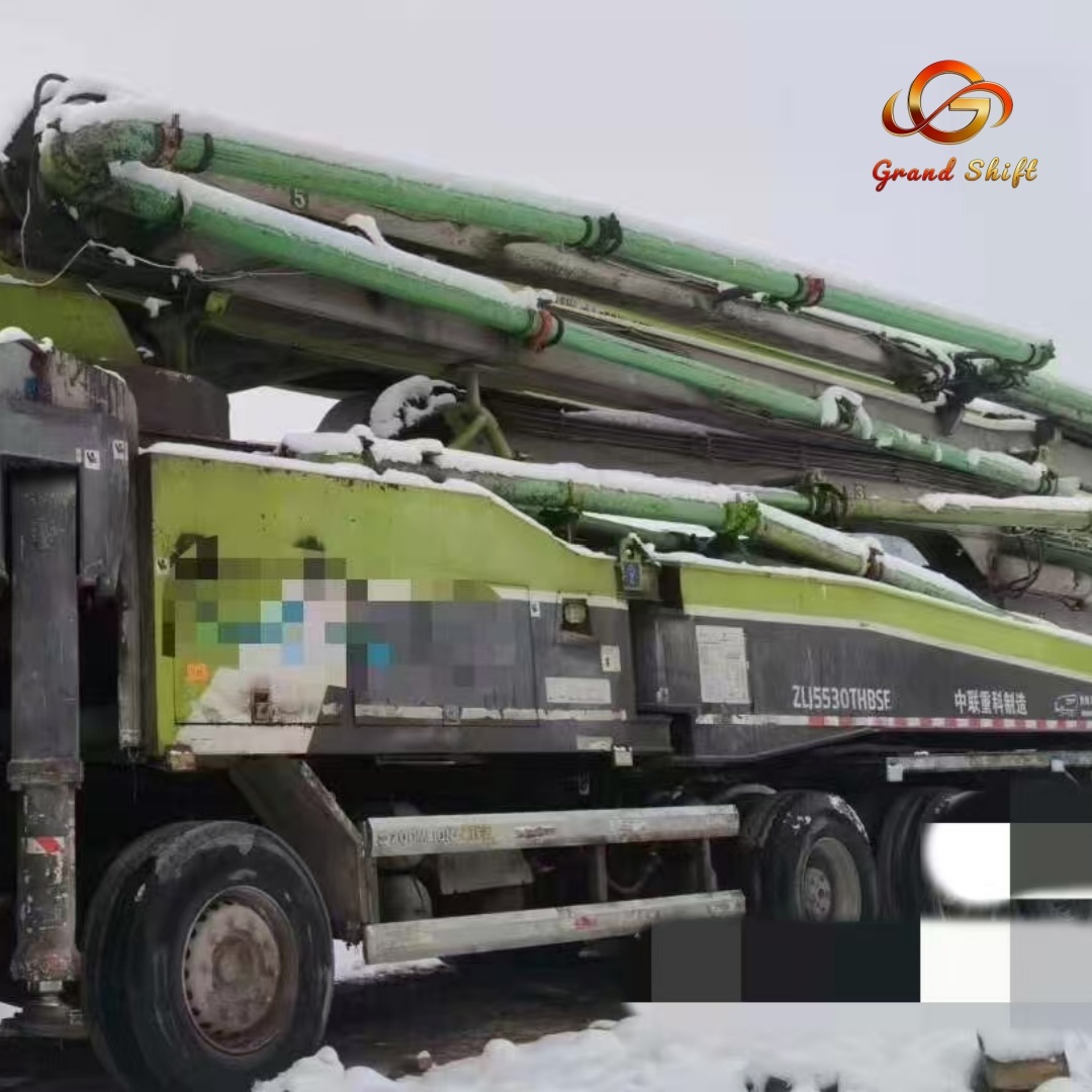 2013 Used Zoomlion 63m Concrete Pump Truck with Scania G470 Chassis for High Pumping Efficiency