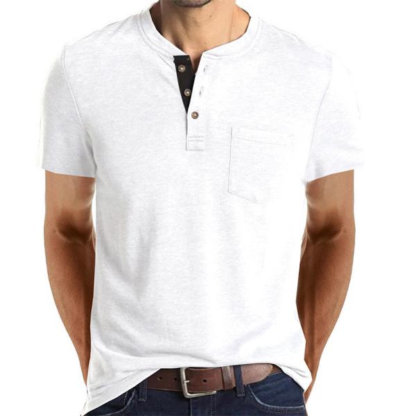 Short Sleeve Men Cotton T Shirts Henry Sympathized With Europe And America