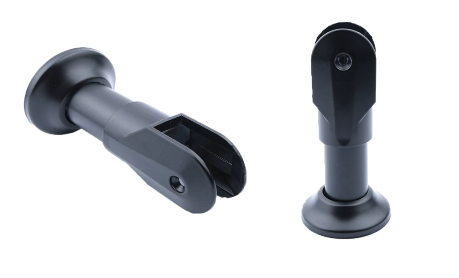Restroom Partition Hardware Supplier | Black Heavy-Duty Rustproof Toilet Stall Lock for Hotel School Hospital