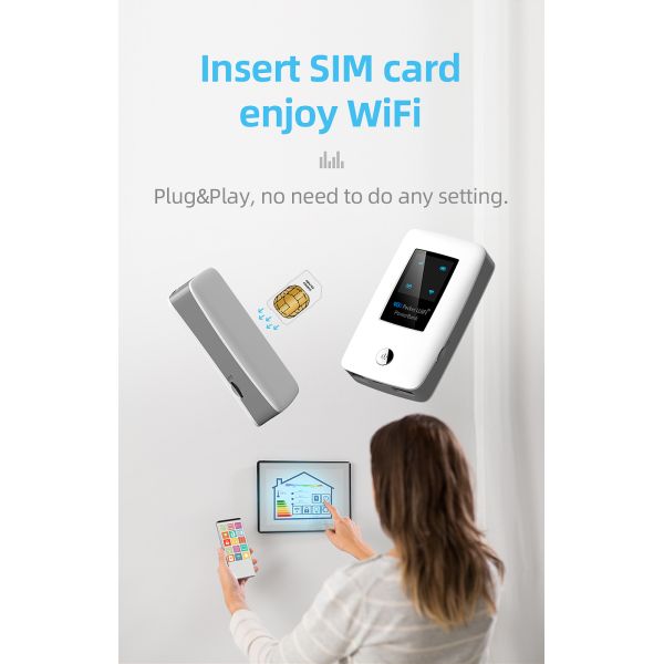 маршрутизатор кармана 5000mAh 4G беспроводной с болезненным портом Lan RJ45