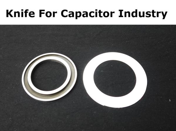 Couteau circulaire pour l'industrie des condensateurs, couteaux circulaires au carbure de tungstène, couteau circulaire de coupe, lame à trancher, couteaux à trancher