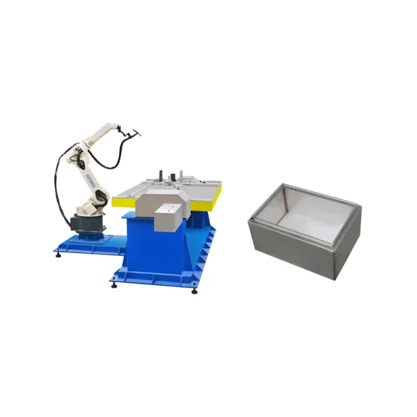 Hwashi Industrial CNC Welding Machine Robotic 6 Axis with Servo, Welding Robot Arm Positioner Rack, Automatic TIG Welding Robot