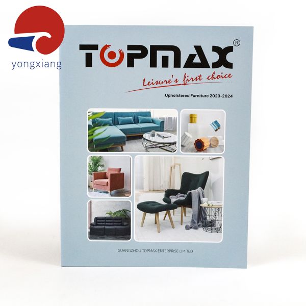 80gsm - 200gsm Personal Magazine Printing UV Softcover Perfect Bound Catalogs