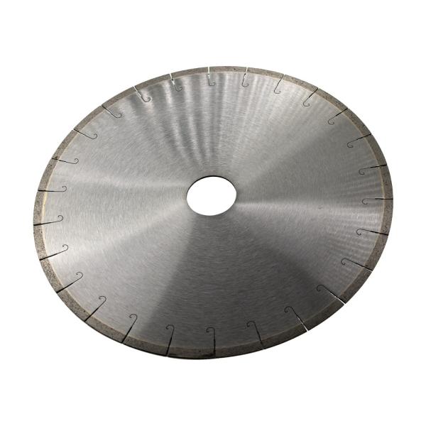 Ti-coated Finishing 350mm J Type Diamond Saw Blade for No Chipping Dekton Cutting