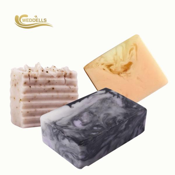 Square Natural Body Soap Bar Essential Oil 100g Fresh Scents For Toilet