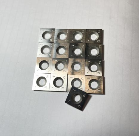 Square Carbide Indexable Inserts For Planer Machine 15x15x2.5-30°R50