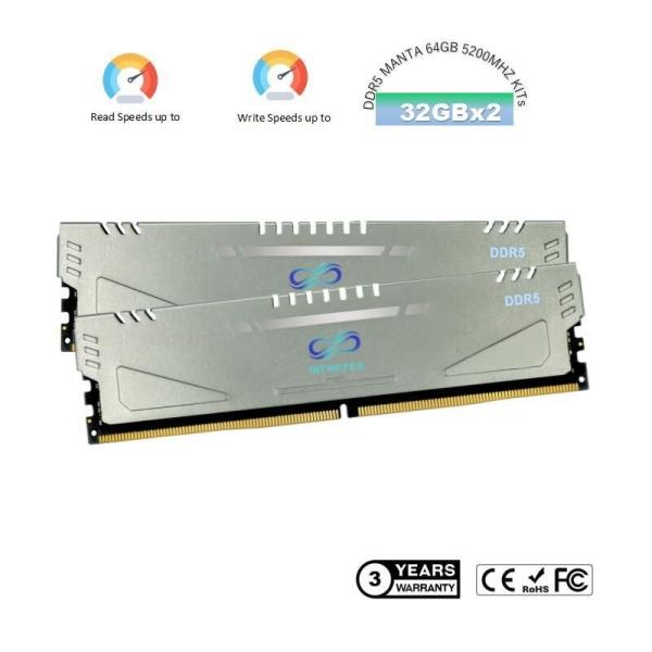 DDR5 4800MHz Memory Module 288pins DDR5-4800b Udimm Kit Fury Beast  KF548C38BBK2-32