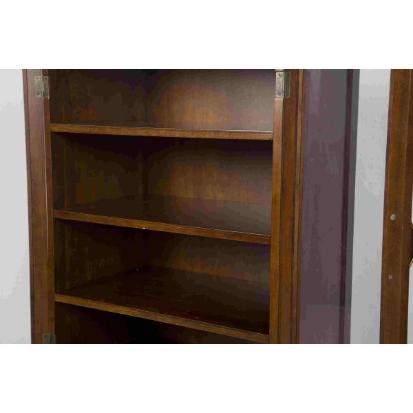 W60*D40*H120CM Home Wood Furniture Dining Room Cabinets With 4 Shelves 2 Drawers