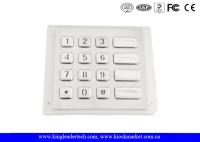 Teclado numérico áspero de aço inoxidável da prova do vândalo de USB, teclado numérico do quiosque da matriz 4x4