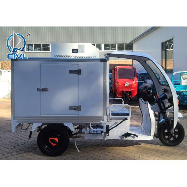 Mini Refrigerated Van Insulated Tricycle Vegetable And Fruit Refrigerated Truck Transporter Electric Refrigerated Truck