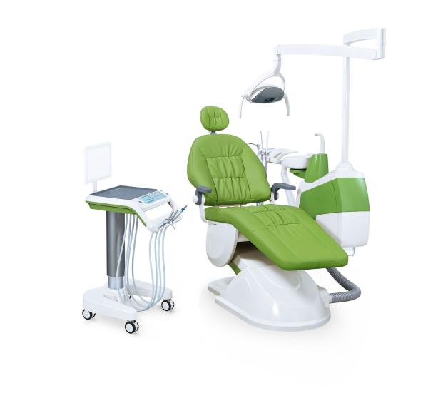 Cast Aluminum Backrest Stomatology Equipment Mobile Dental Cart Unit