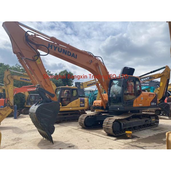 21000 KG Machine Weight 2020 Used Hyundai 220-9S Crawler Excavator for Construction