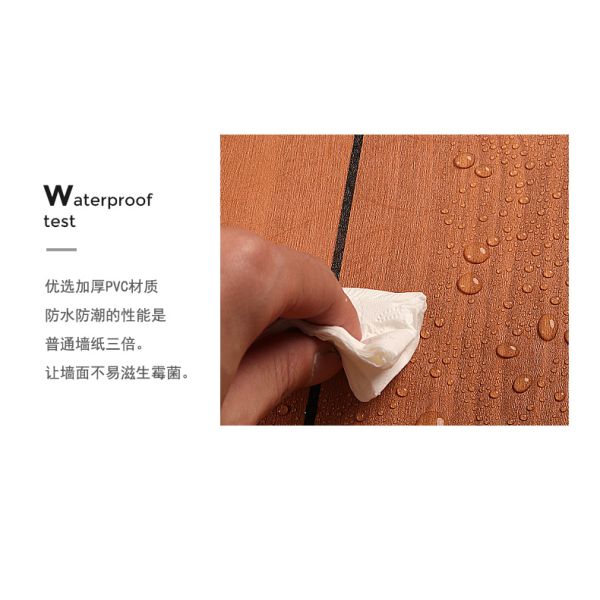 Walls with Modern Floral Design Waterproof 3D Brick Wallpaper backsplash wallpaper