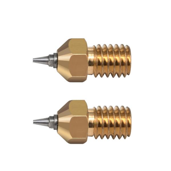 Removable M6 Threaded 0.3mm 0.5mm E3D Brass Nozzle Stainless Steel