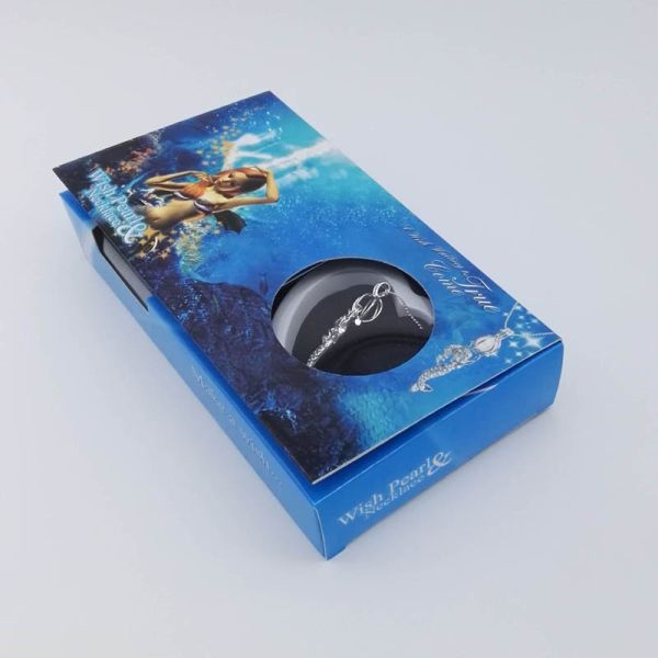 DIY Wish Pearl Necklace Gift Box With Mermaid Shaped Cage Pendant