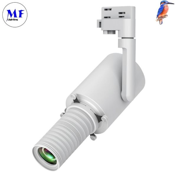 Integrated Contour Spotlight Gobo Projector Shapeable Track Light for Commercial Cultural Museum Lighting