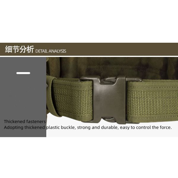 1000D Polyester Ruin Green Camouflage Combat Vest Military Gear