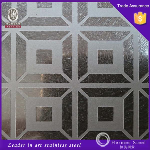 The Big5  Mirror Polish Etched Stainless Steel Home Decorative From China Supplier