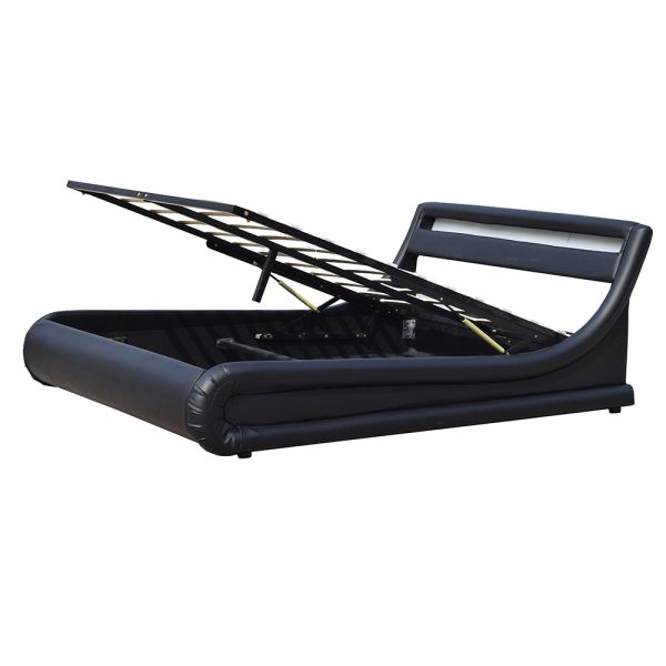 Кровать хранения подъема газа рамки двуспальной кровати Manufactory оптовая подгонянная