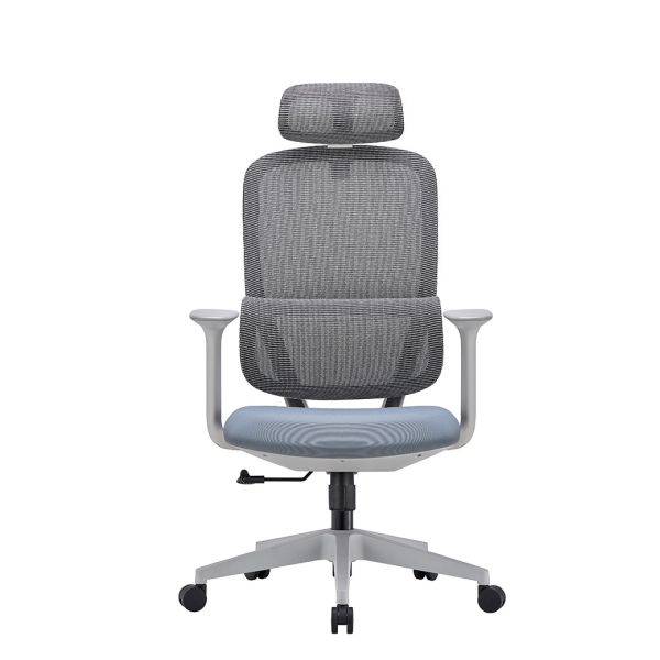 High Back Modern Mesh Office Chair Ergonomic Computer Chair Reclining Executive Chair with Headrest for Workstation