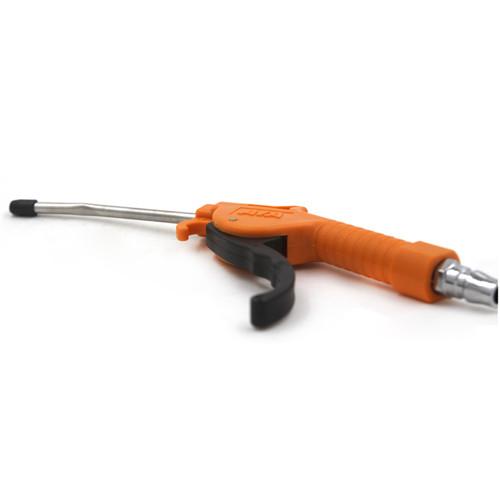 Orange High Pressure Air Blow Gun Aluminum Body Low Consumption