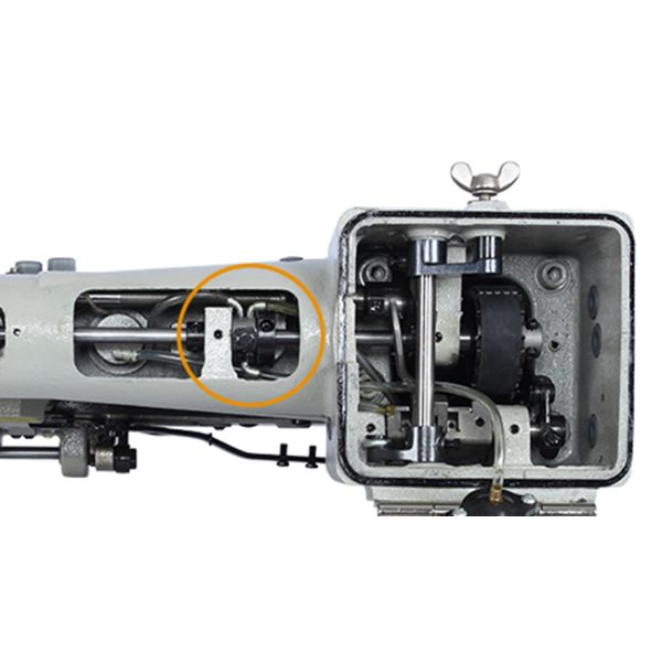 Vertical Hook Leather 32KG 250×110mm Compound Feed Sewing Machine