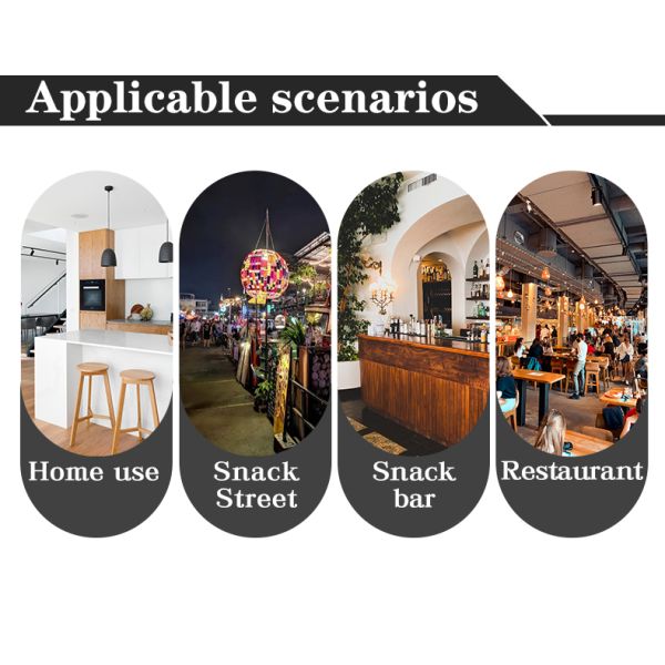 Электрический вафли-производитель НЛО из нержавеющей стали и регулируемый термостат для приготовления закусок