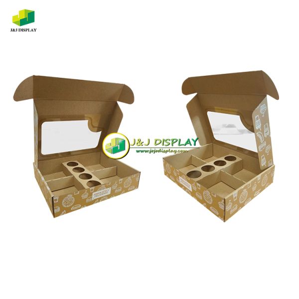 Matte / Glossy Lamination Carton Packaging Box With Transparent Window