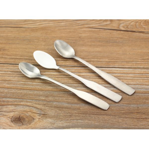 High quantity Stainless steel brushed baby spoon/flatware/cuisine/tableware/small spoon