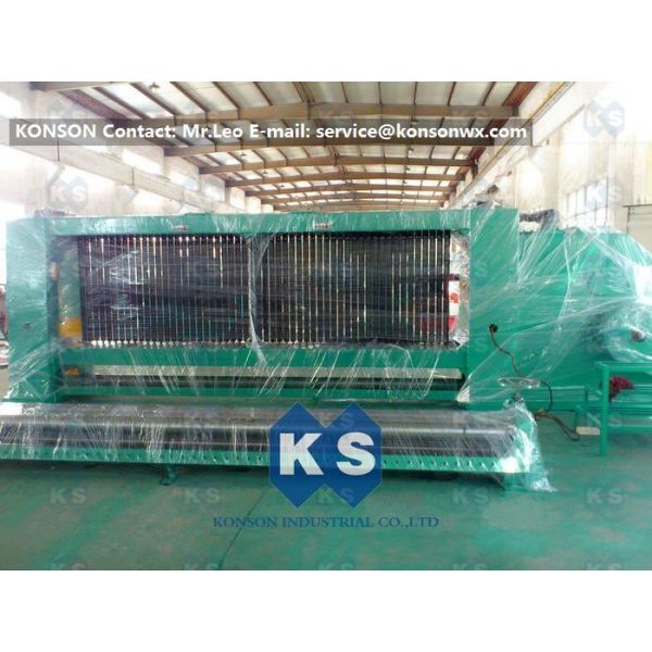 Automatic 4300mm Reno Gabion Mattress Machine With CE Certification