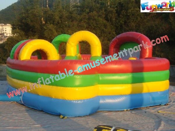 Cidade inflável do divertimento do festival, jogos infláveis do parque de diversões para o Natal