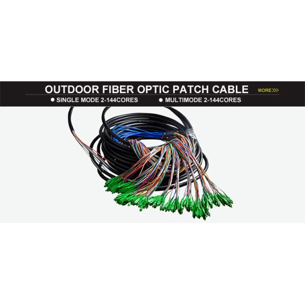 SC UPC-SC APC Fiber Optic Patch Cable Singlemode 24 Cores With ROHS Approval