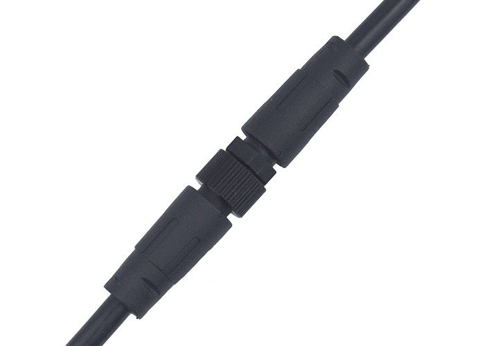 Мужской женский водоустойчивый Pin электрического провода IP67 24AWG 3 соединителя M12 прочный