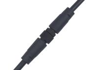 Fio elétrico IP67 24AWG 3 Pin Durable do conector M12 impermeável fêmea masculino