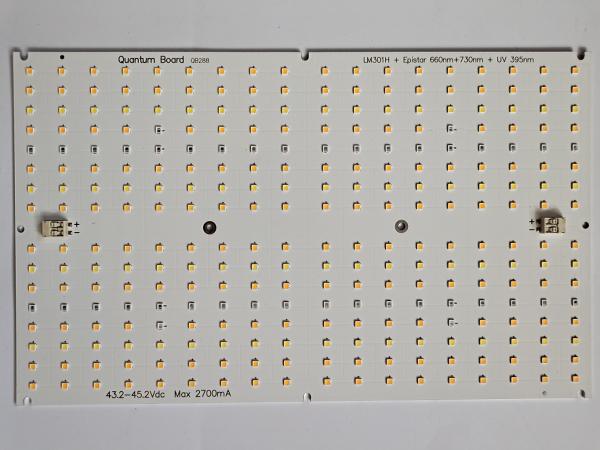 60W-120W DIY LED Grow Light Kit 288 LM301H UV IR PCBA Board