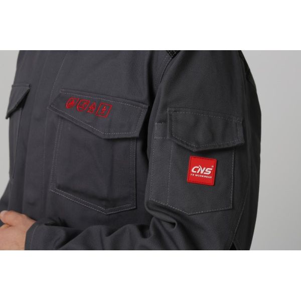 Workwear 350gsm 991 ткани анти- статический, пожаробезопасная куртка работы