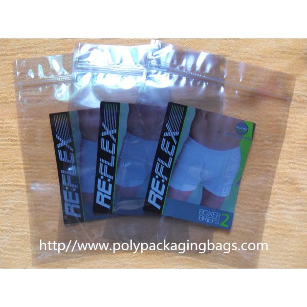 Static Shielding BOPP / PET / CPP Clear Resealable Poly Bags Customized