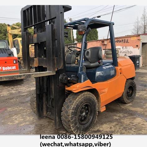 Japan Made Toyota 5ton Used Diesel Forklift Truck 7fd50 With Side Shift