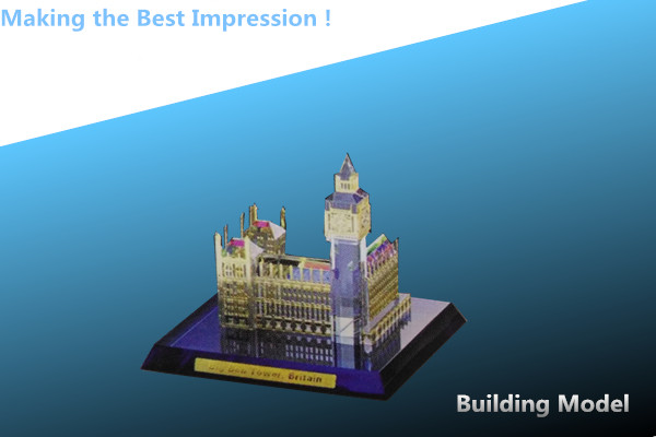 crystal building craft/crystal building/glass model/crystal building model/glass