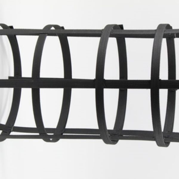 PE Coating Steel Plastic Geogrid 50kN/M – 100kN/M Geogrid Retaining Wall