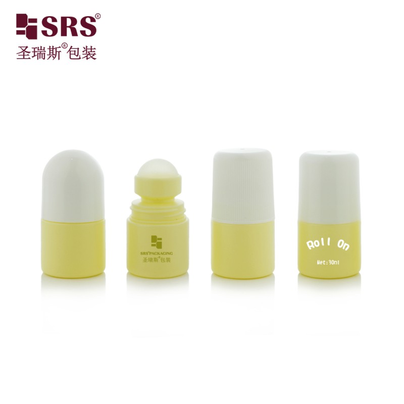 RPPC 30ml Custom Color PP Roller Bottle Empty Roll On Vial for Liquid