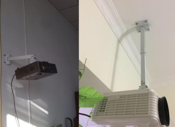 Factory Sale White 4365 Durable Ceiling Mount For HD LED LCD Projector Bracket Roof